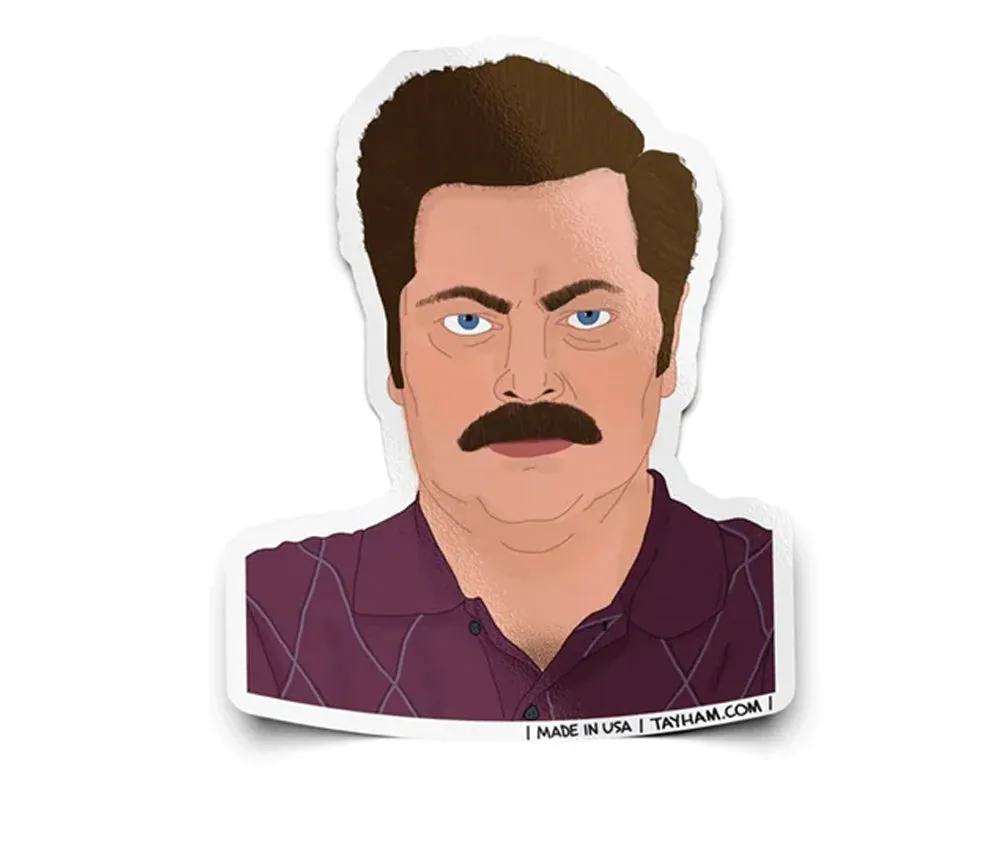 Ron Swanson Sticker