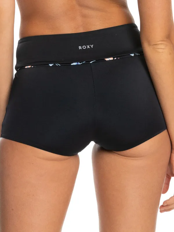 Roxy Womens Active Shorty Biker Bikini Bottoms