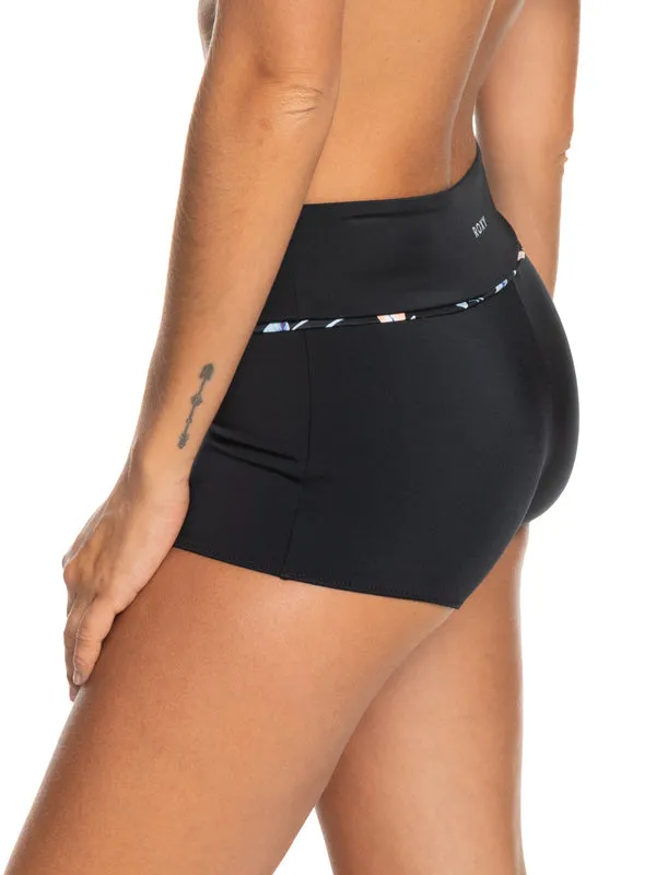 Roxy Womens Active Shorty Biker Bikini Bottoms
