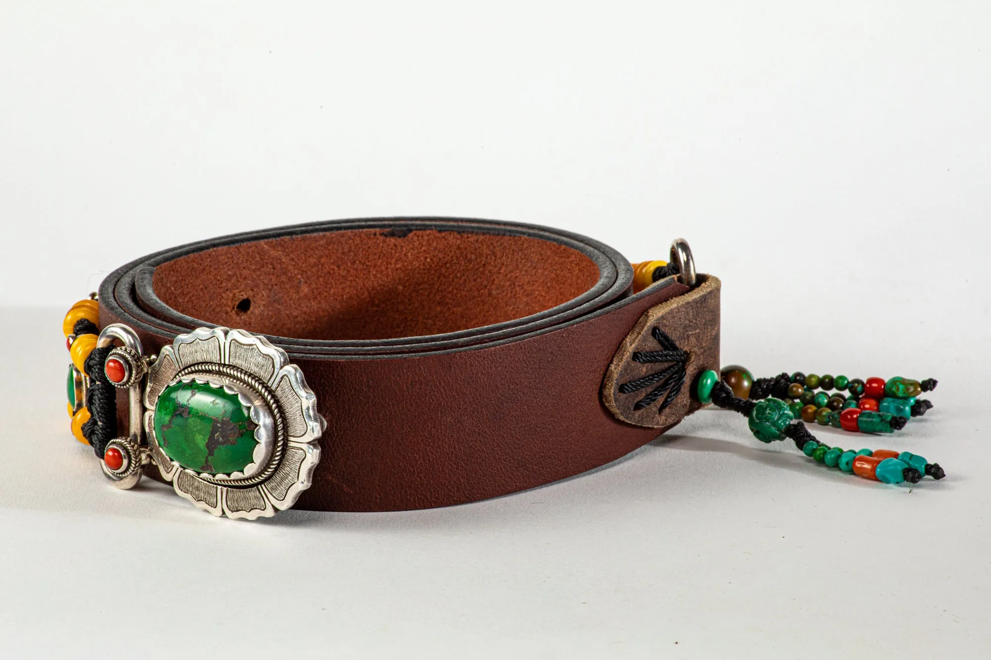 Royal Amber beaded belt