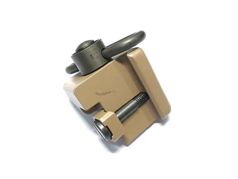 SAA Finger Rest With QD Sling Swivel-Tan