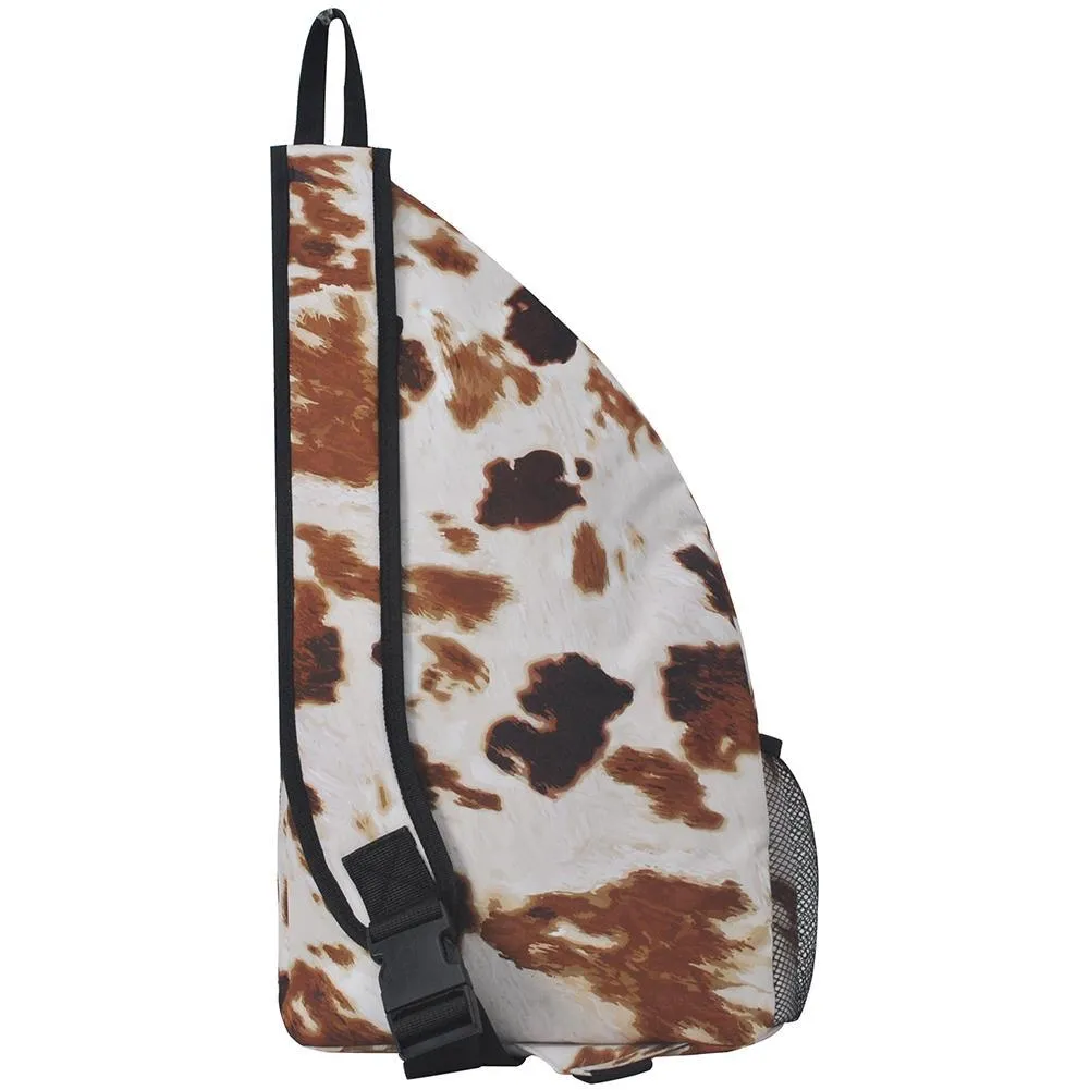 !SALE! Cow Print NGIL Sling Backpack
