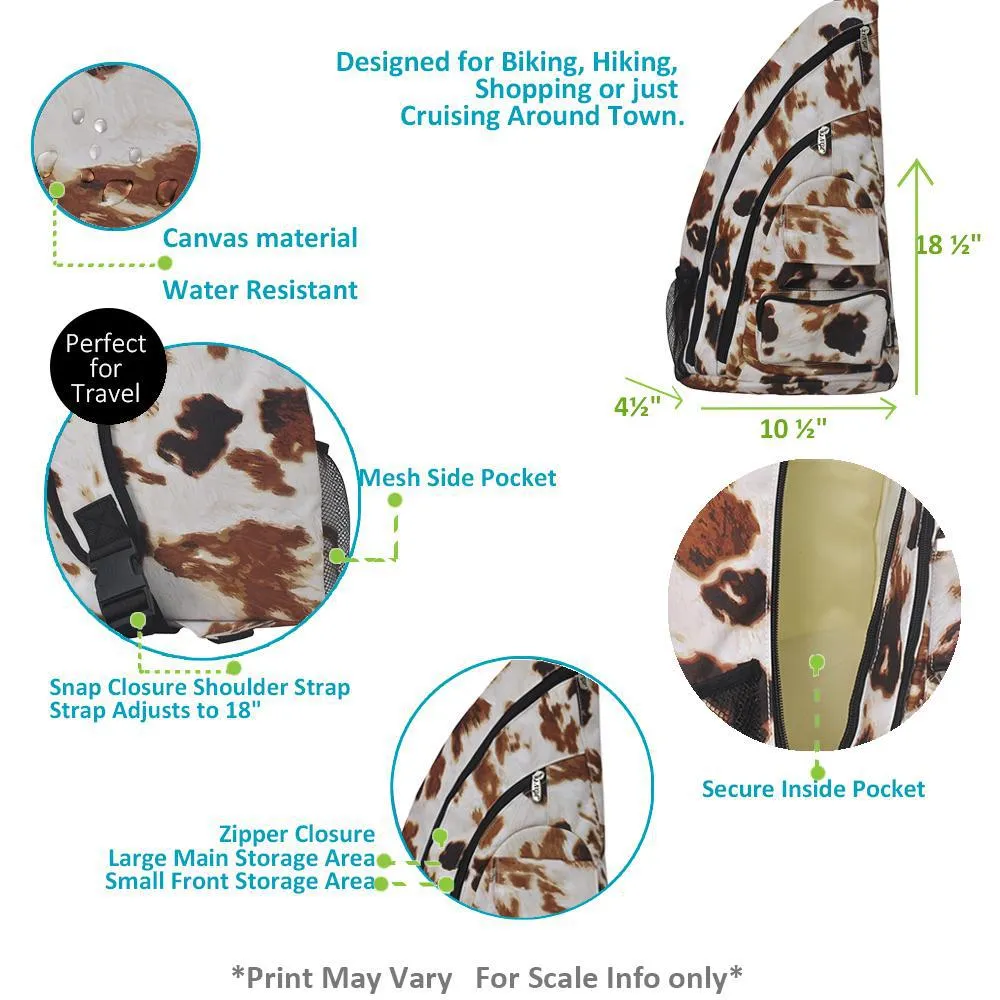 !SALE! Cow Print NGIL Sling Backpack