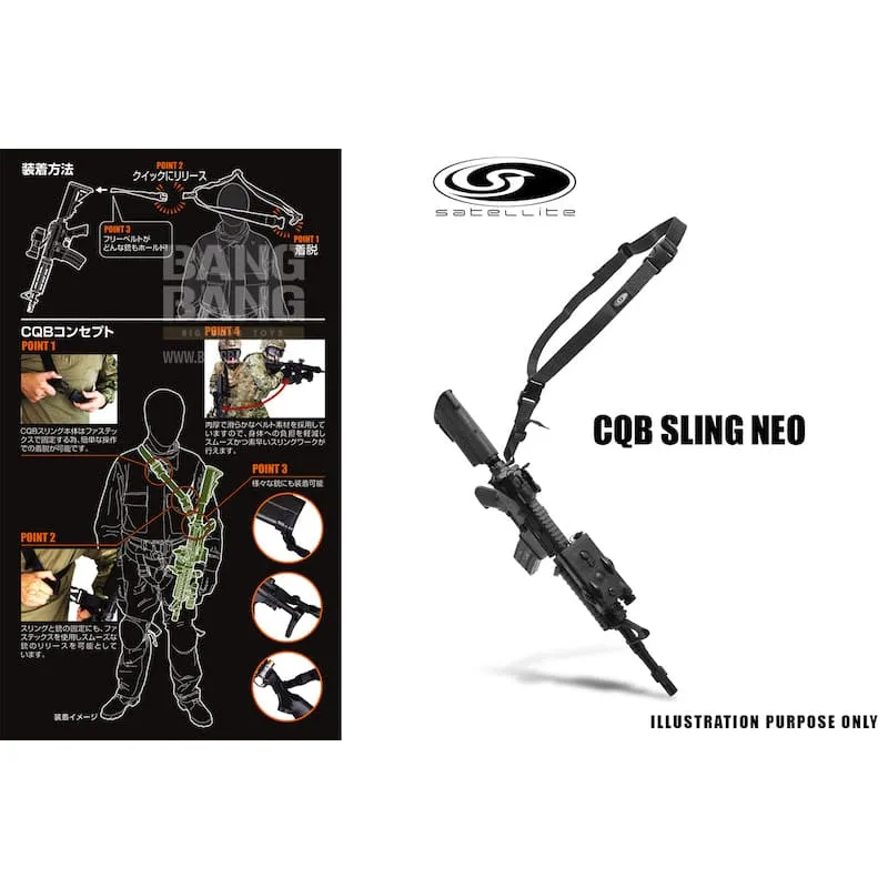 Satellite CQB Sling NEO  - Black