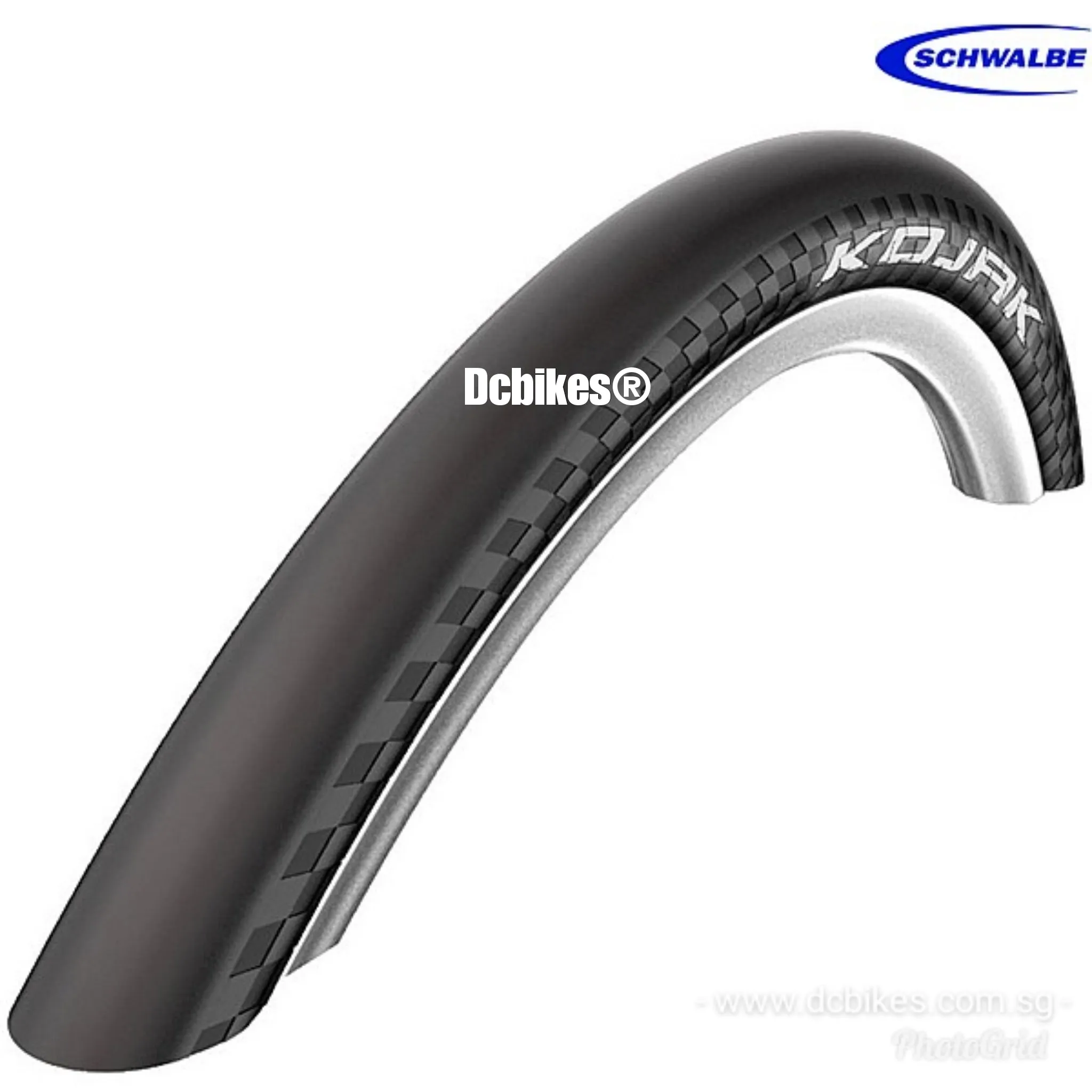 Schwalbe 16'' X 1-1/4 Kojak Brompton RaceGuard Foldie Wired Tyres Etrto: 32-349 (2 Tires)