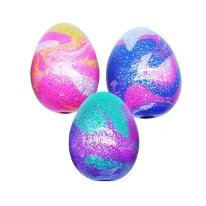 Schylling NeeDoh Mellow Marble Eggs - Swirly Decorated Eggs You Can Squish!