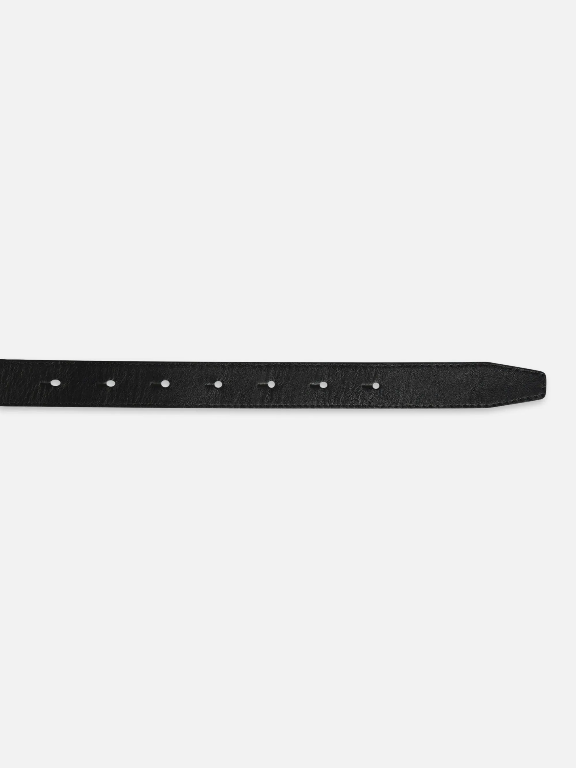 SCULPTURAL BELT IN BLACK
