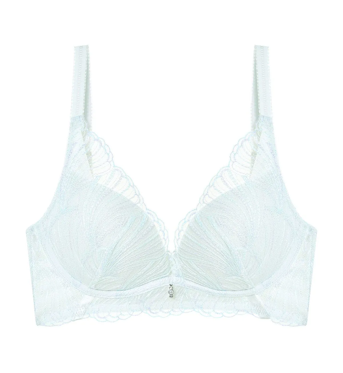 Seashell Non-Wired Push Up Deep V Bra