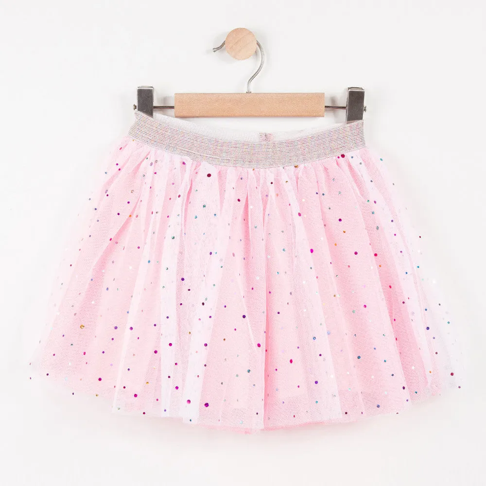 Sequin Tulle Skirt