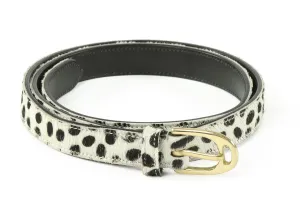 Shires Aubrion 25Mm Cow Hair Skinny Belt