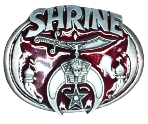 Shrine Belt Buckle