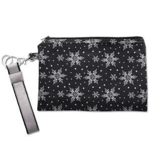 Silk Wristlet - Crystalline Black