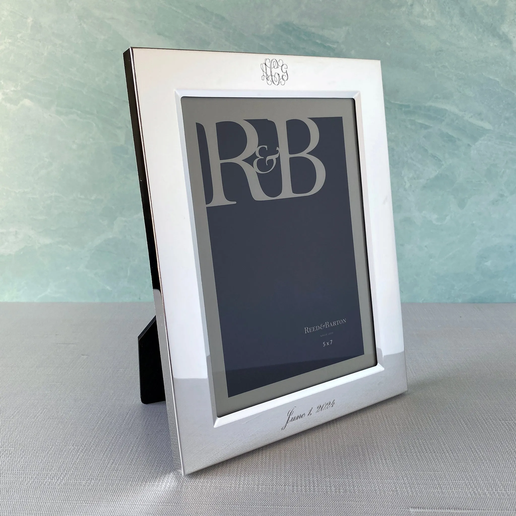 Silver Plated Classic Picture Frame 5x7