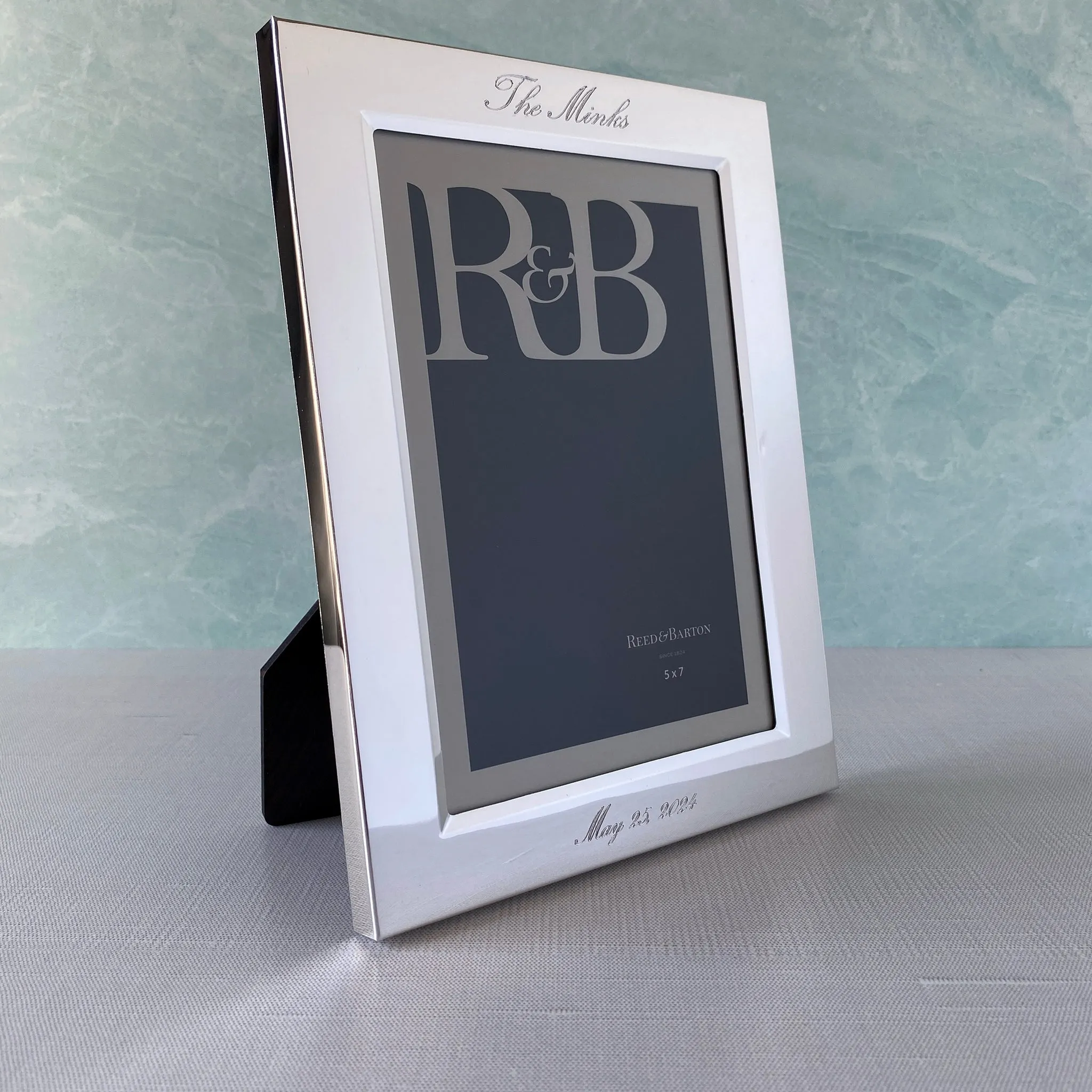 Silver Plated Classic Picture Frame 5x7