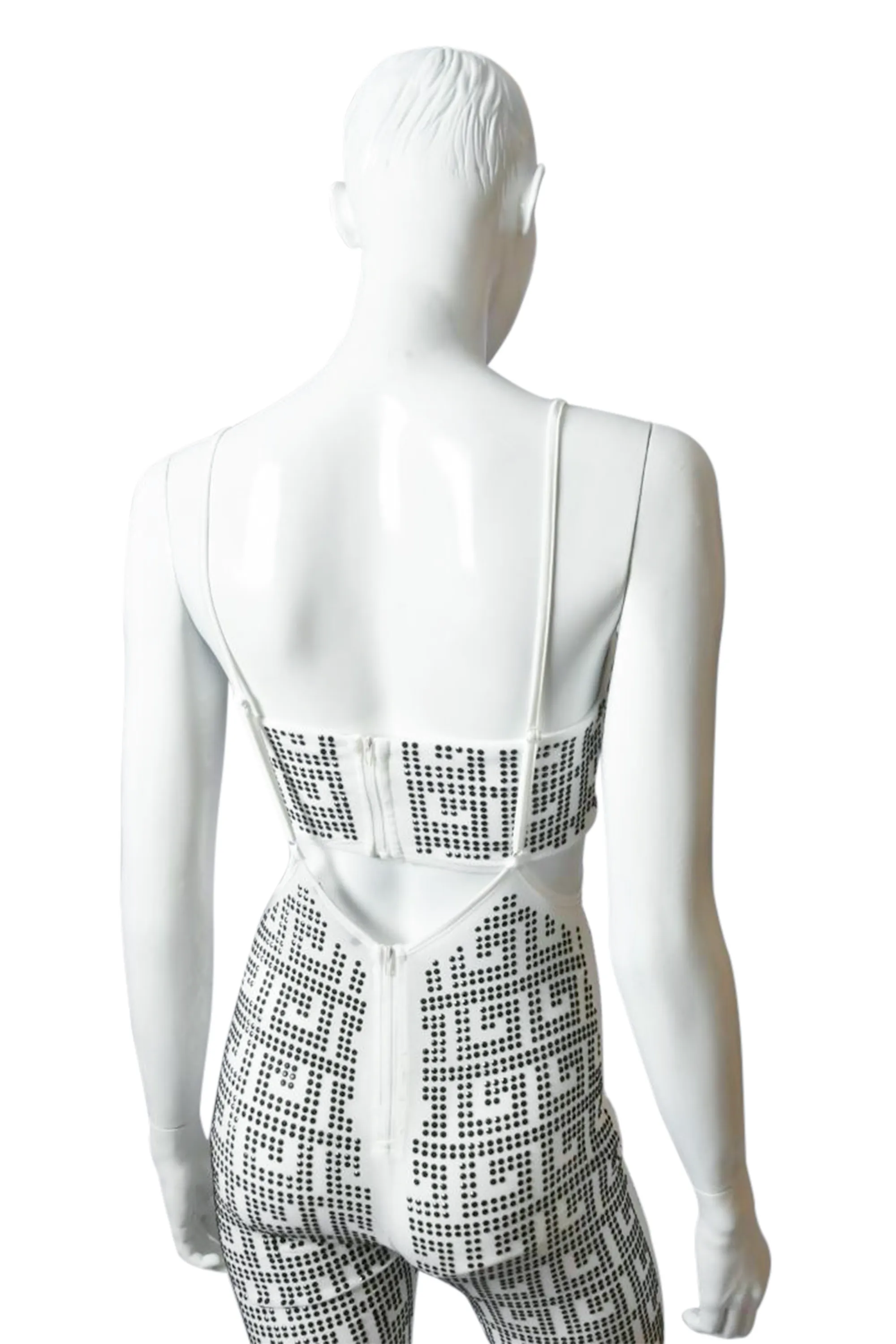 Sling & Ting Rhinestone Bodycon Bandeau Jumpsuit