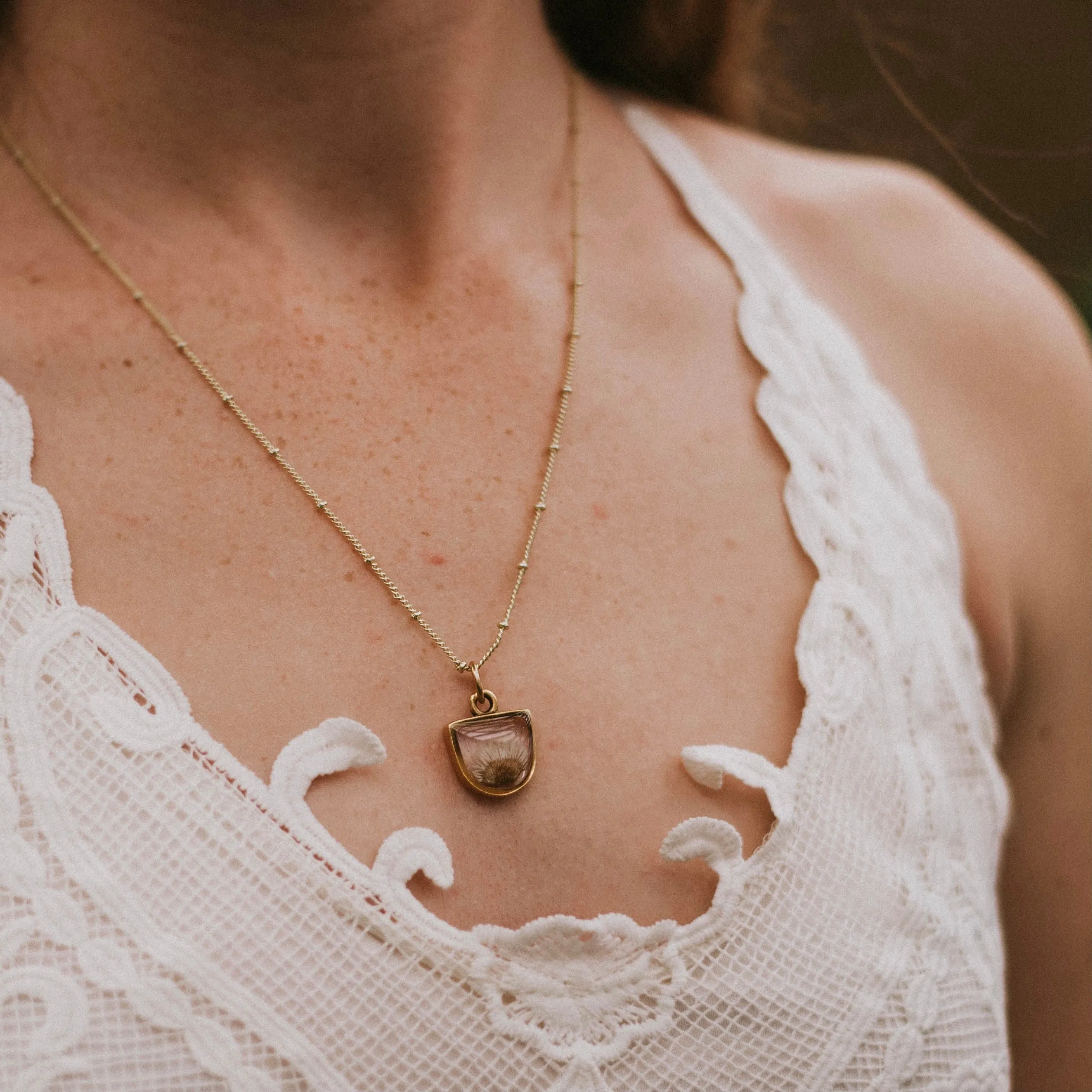 Small Half-Circle Pendant