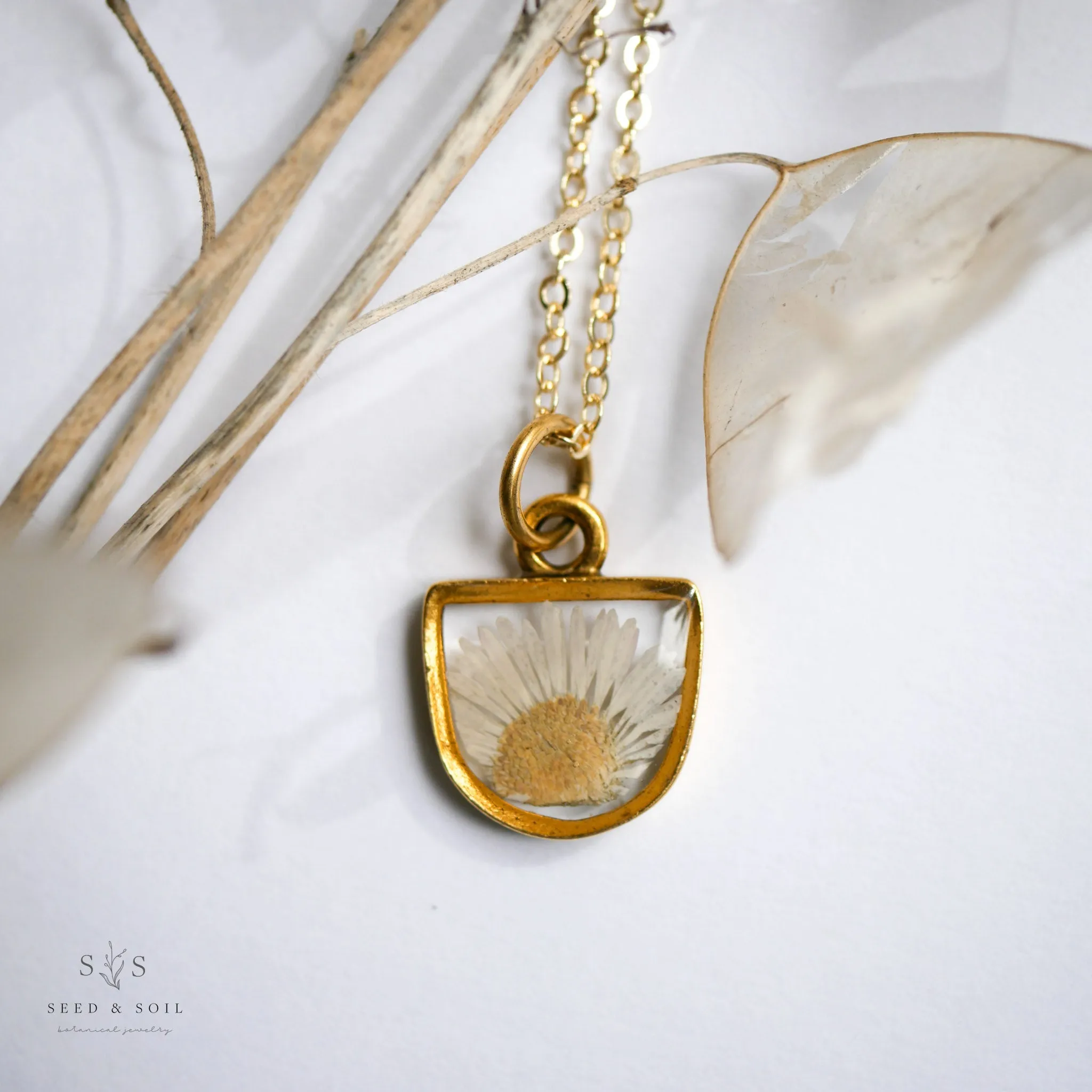 Small Half-Circle Pendant