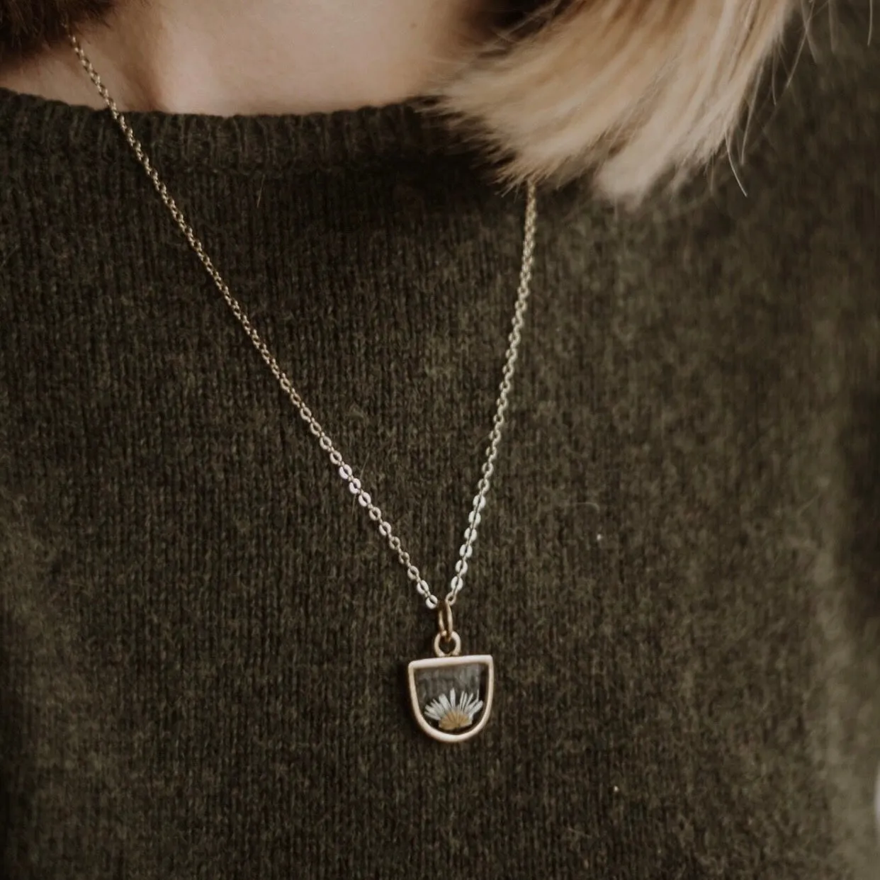 Small Half-Circle Pendant