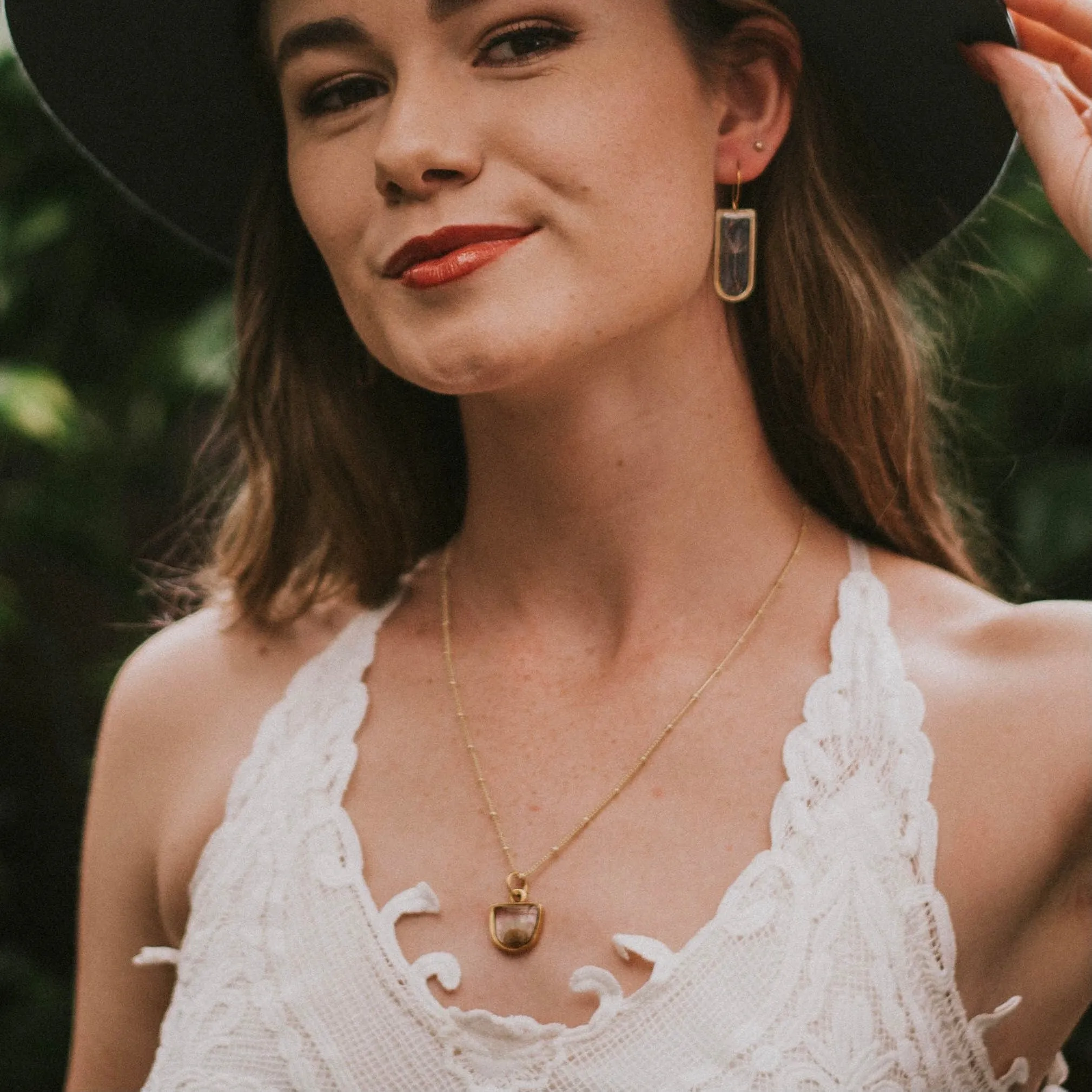 Small Half-Circle Pendant