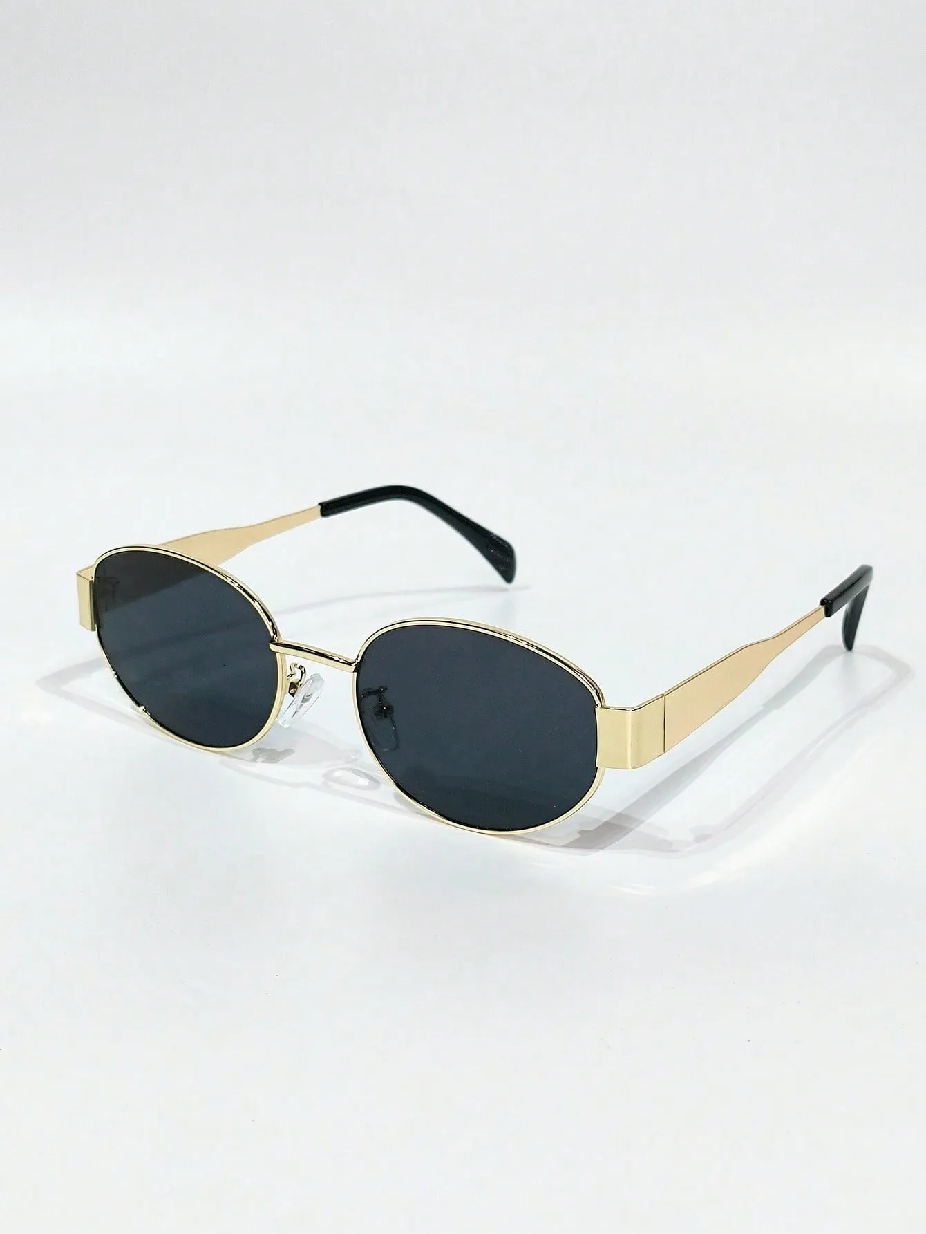 Small Metal Frame Oval Sunglasses- FD ⚡