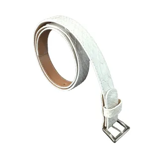 Snakeskin Skinny Belt