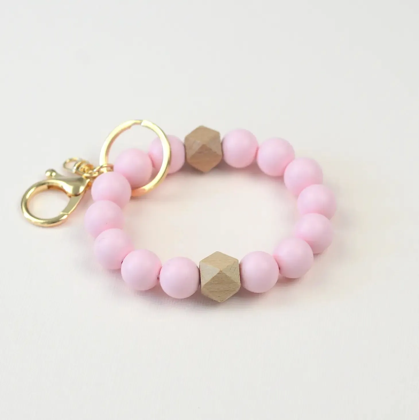 Solid Neutrals Silicone Keyring