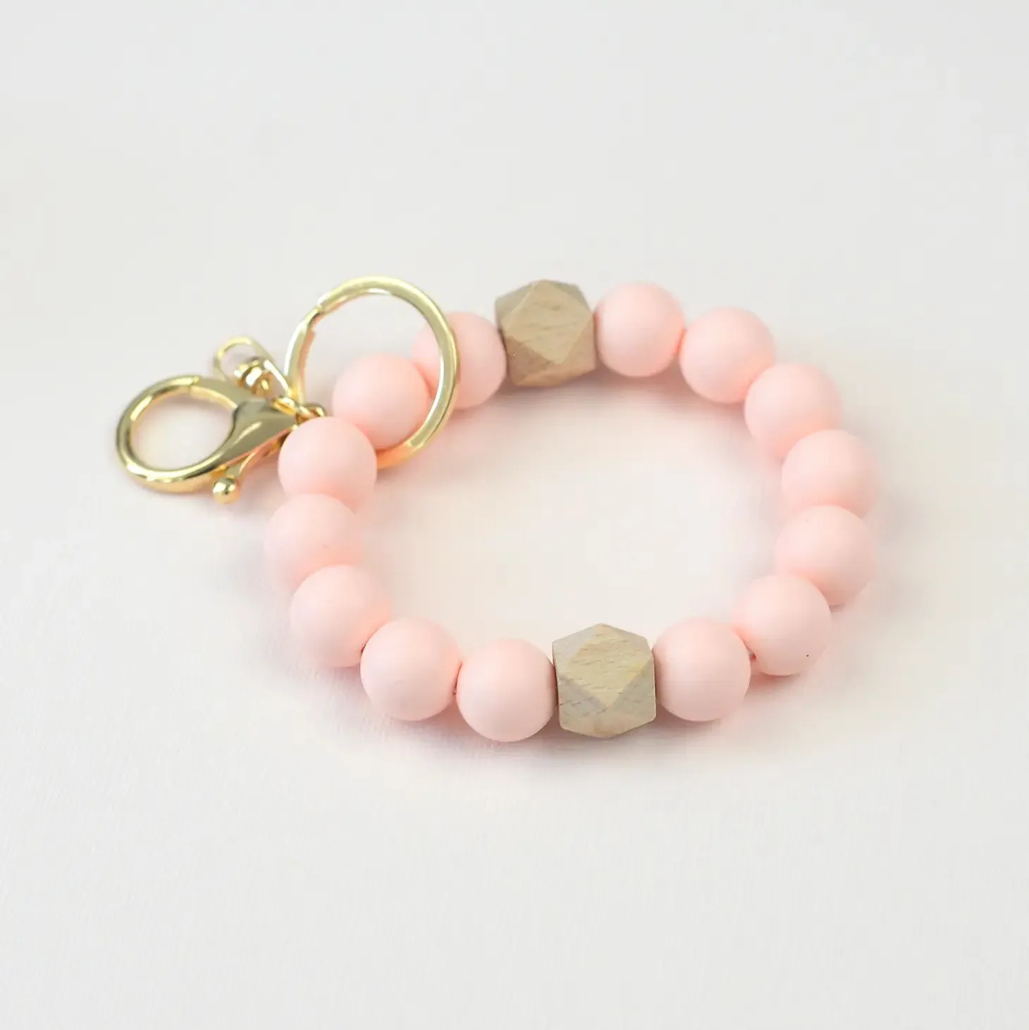 Solid Neutrals Silicone Keyring