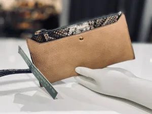 SONDRA ROBERTS SQUARED Camel Pouch/Wristlet