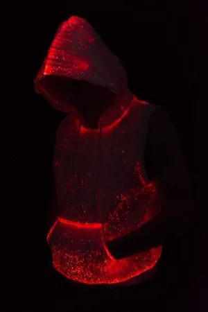 Sound Activated Sleeveless Hoodie - Bluetooth