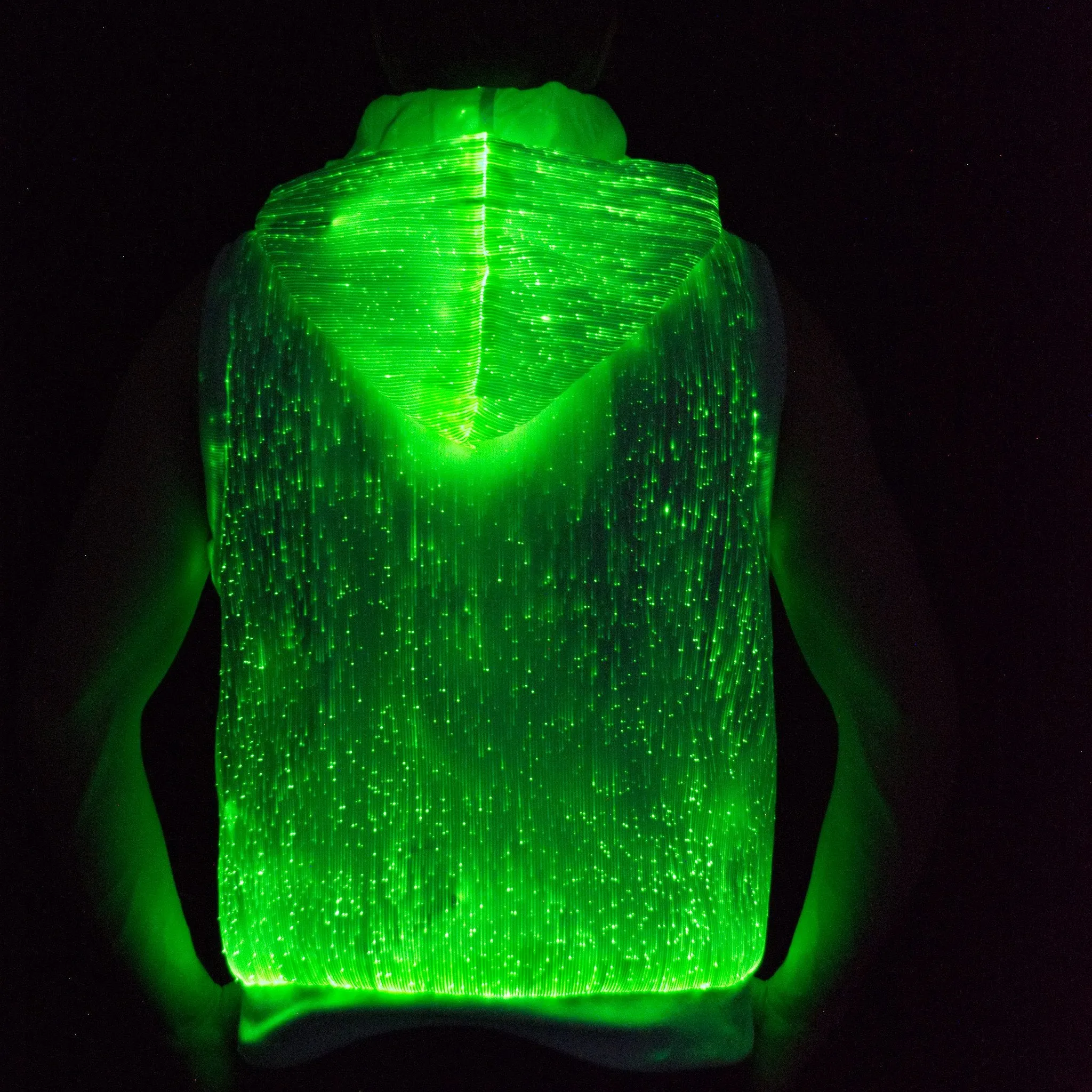 Sound Activated Sleeveless Hoodie - Bluetooth