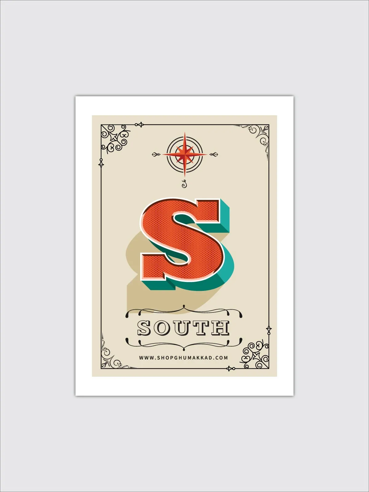 South | Laptop / Car Sticker