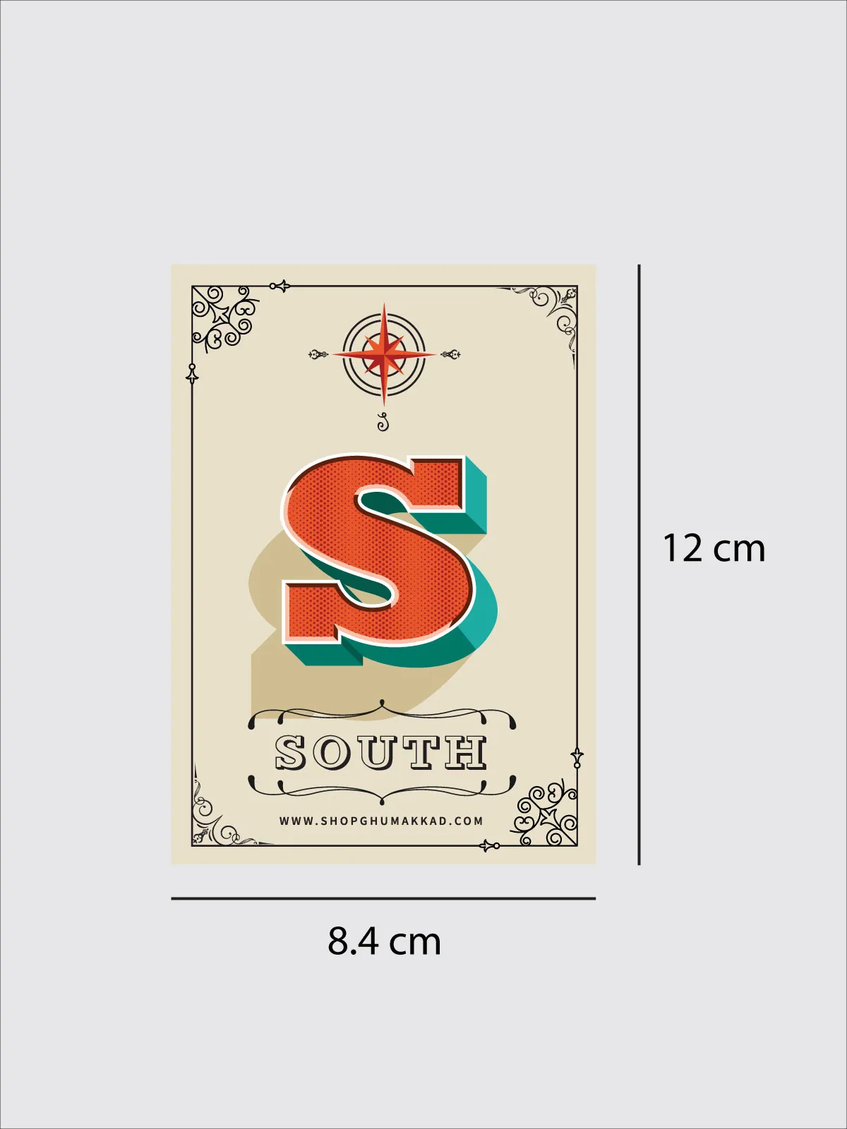 South | Laptop / Car Sticker