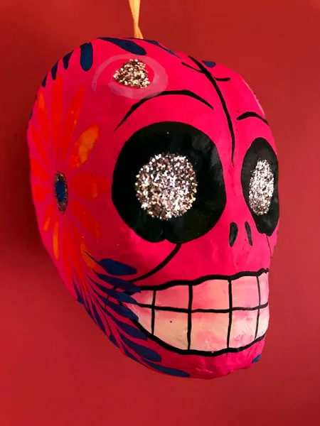 Sparkly Calavera Ornament