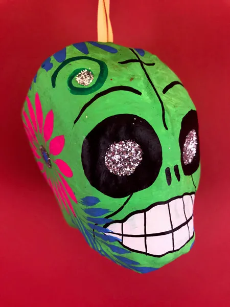 Sparkly Calavera Ornament