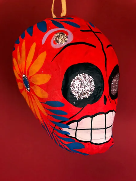 Sparkly Calavera Ornament