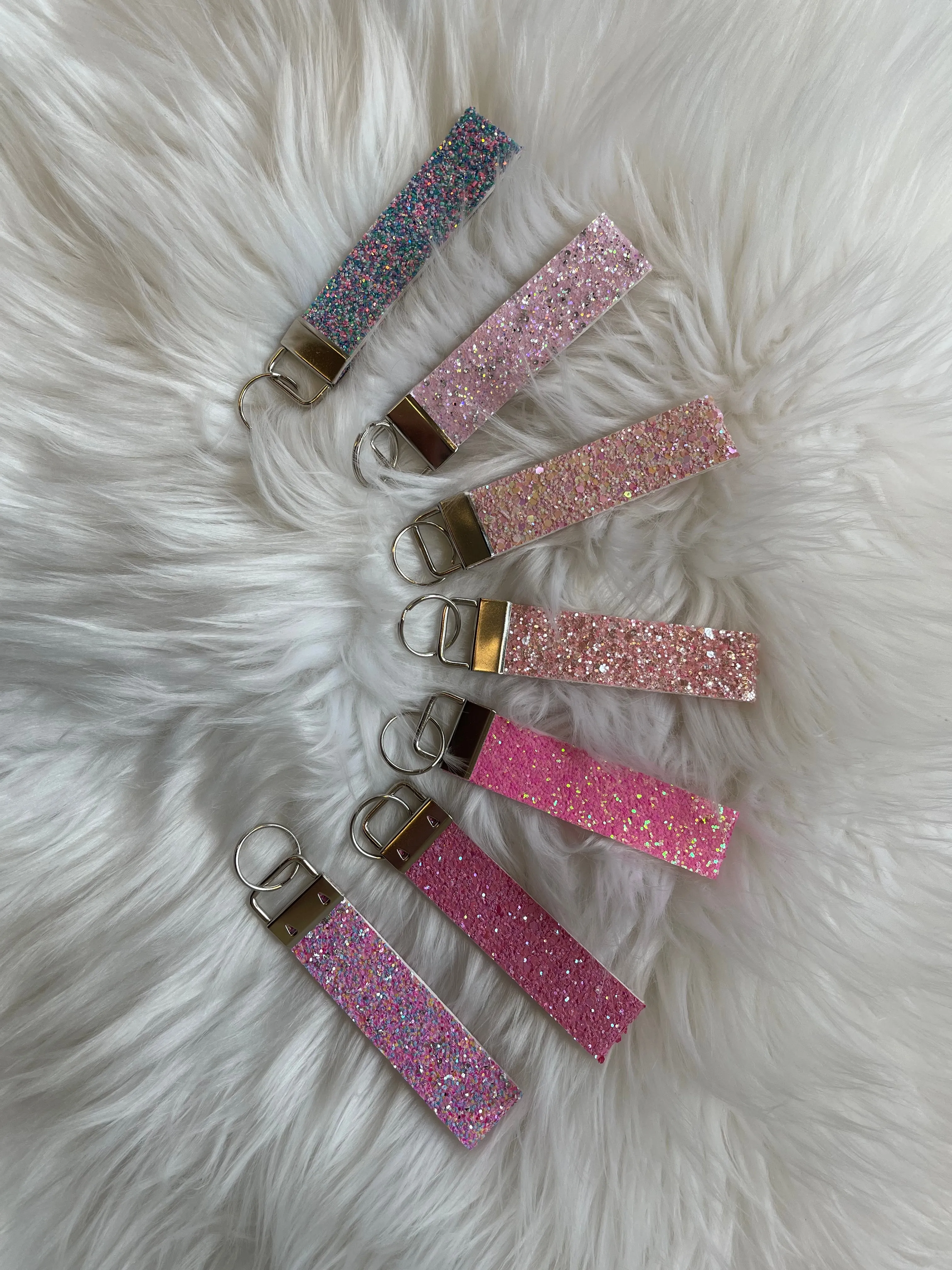 Sparkly Wristlet Keychain