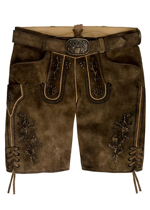 Spieth & Wensky Men's Lederhosen "Ebbs" honey/black (closeout) size 54
