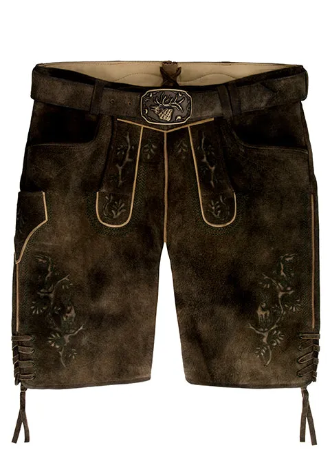 Spieth & Wensky Men's Lederhosen "Ebbs" honey/black (closeout) size 54