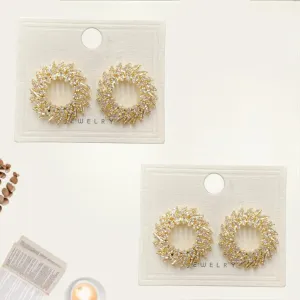 Spikey Circle Earring