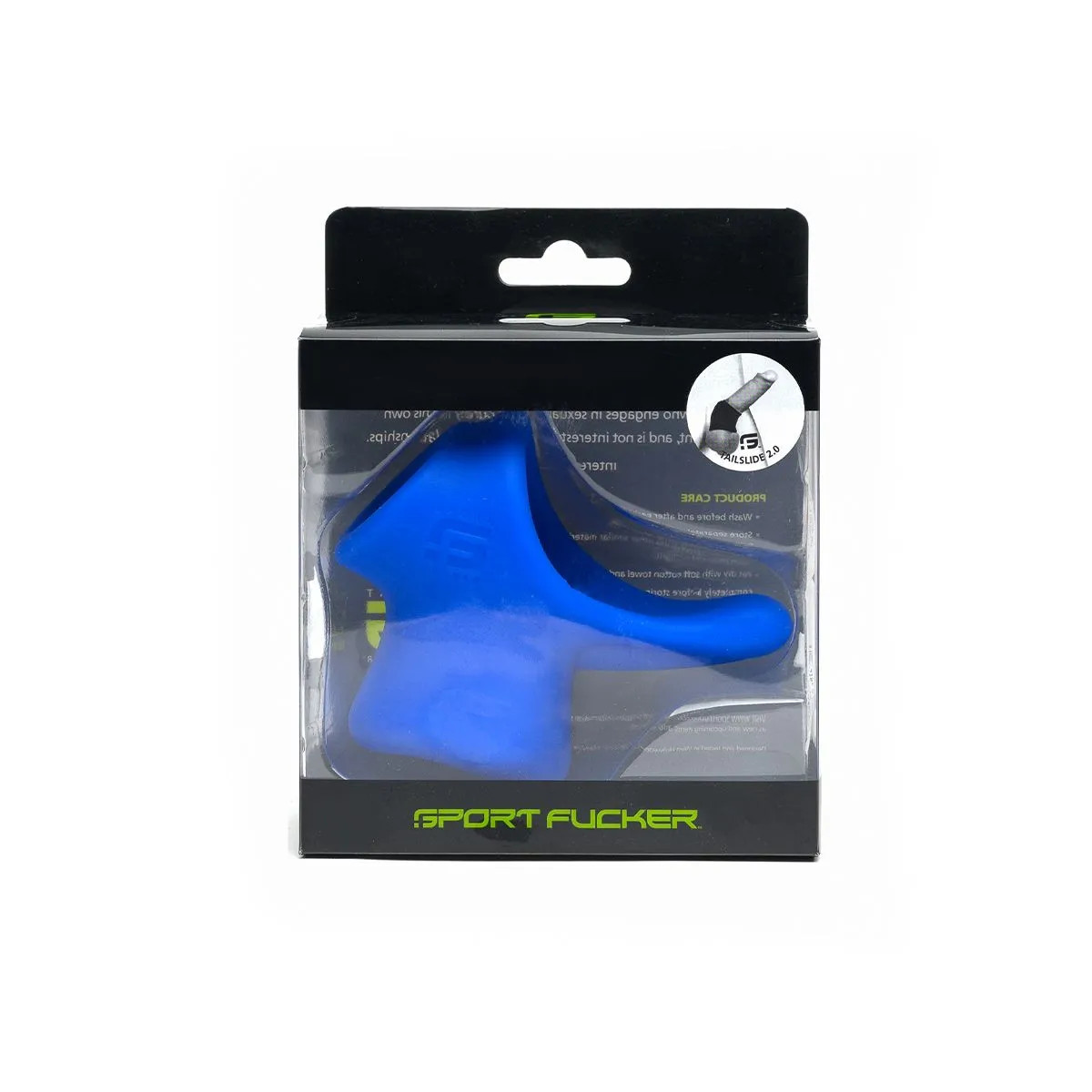 Sport Fucker - Tailslide 2.0 - Cocksling - Met Perineum Stimulator - Blauw