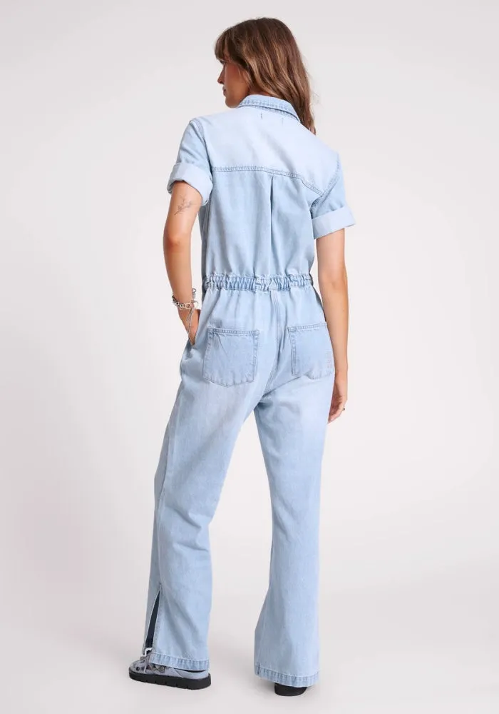Sportster Blue Veronica Denim Jumpsuit