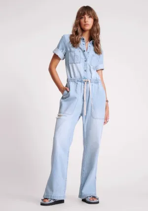 Sportster Blue Veronica Denim Jumpsuit