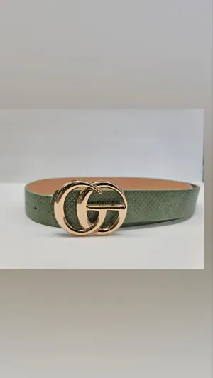 Spring Love Belt | Sage