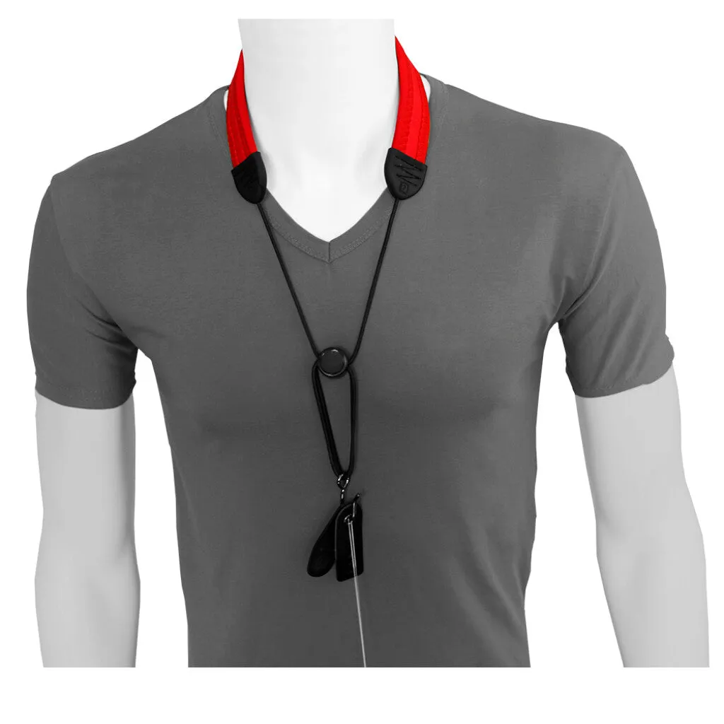 Stagg (CL-STRAP1-RD) Red Neoprene Clarinet Sling / Strap