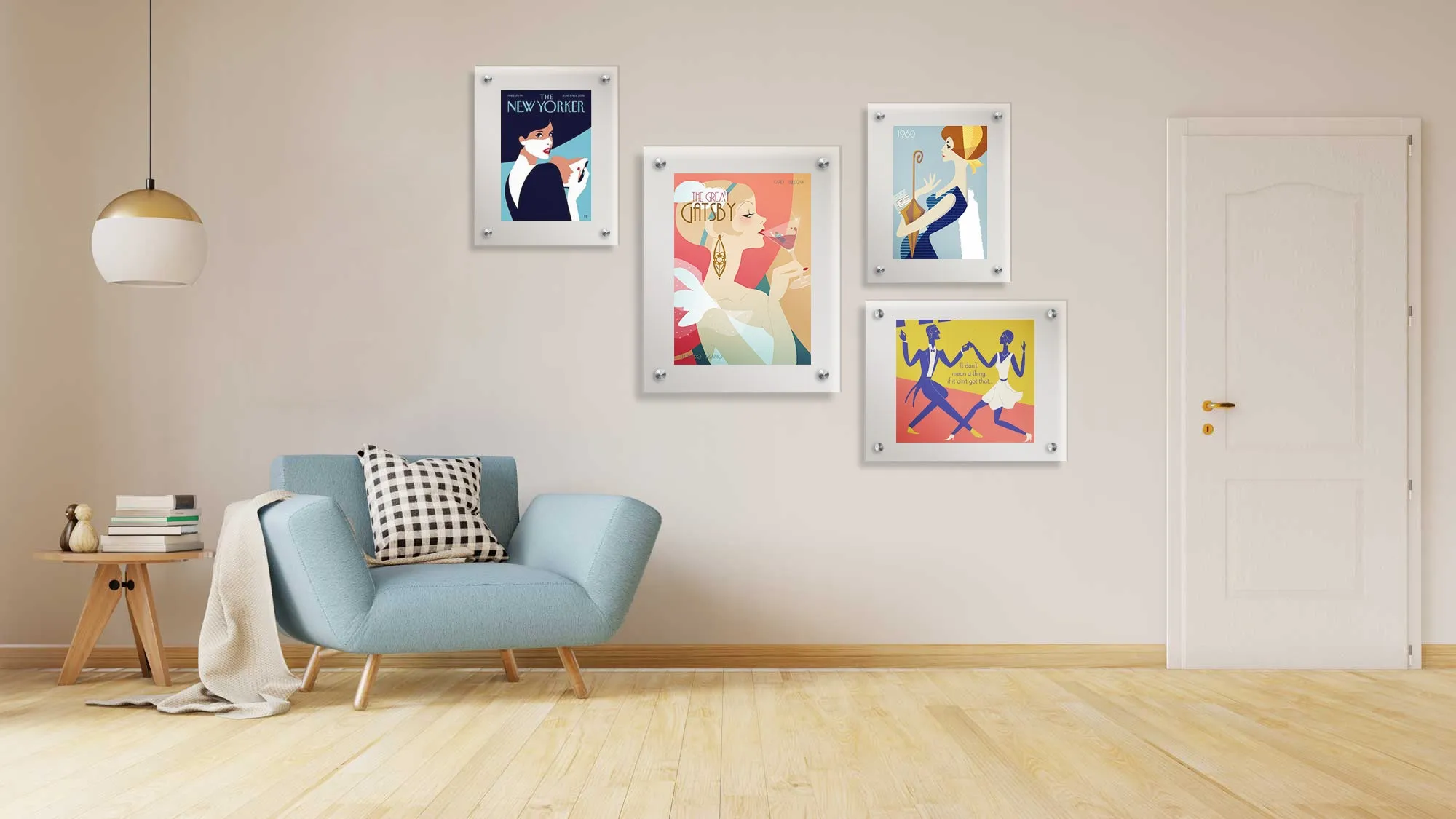 Standoff Floating Acrylic Photo Art Frame