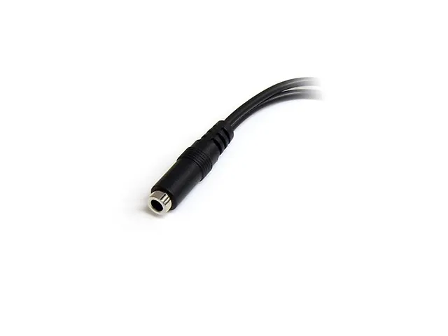 Star Tech Muyhsfmm Cable Divisor De Audifonos Macho A Hembra