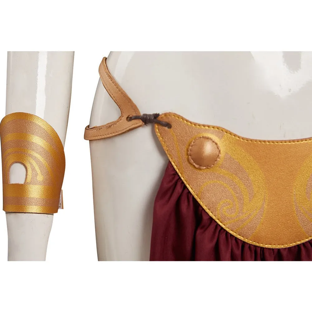 Star Wars: Return of the Jedi Leia Cosplay Costume Slave Leia Metal Bikini Outfits Halloween Carnival Suit