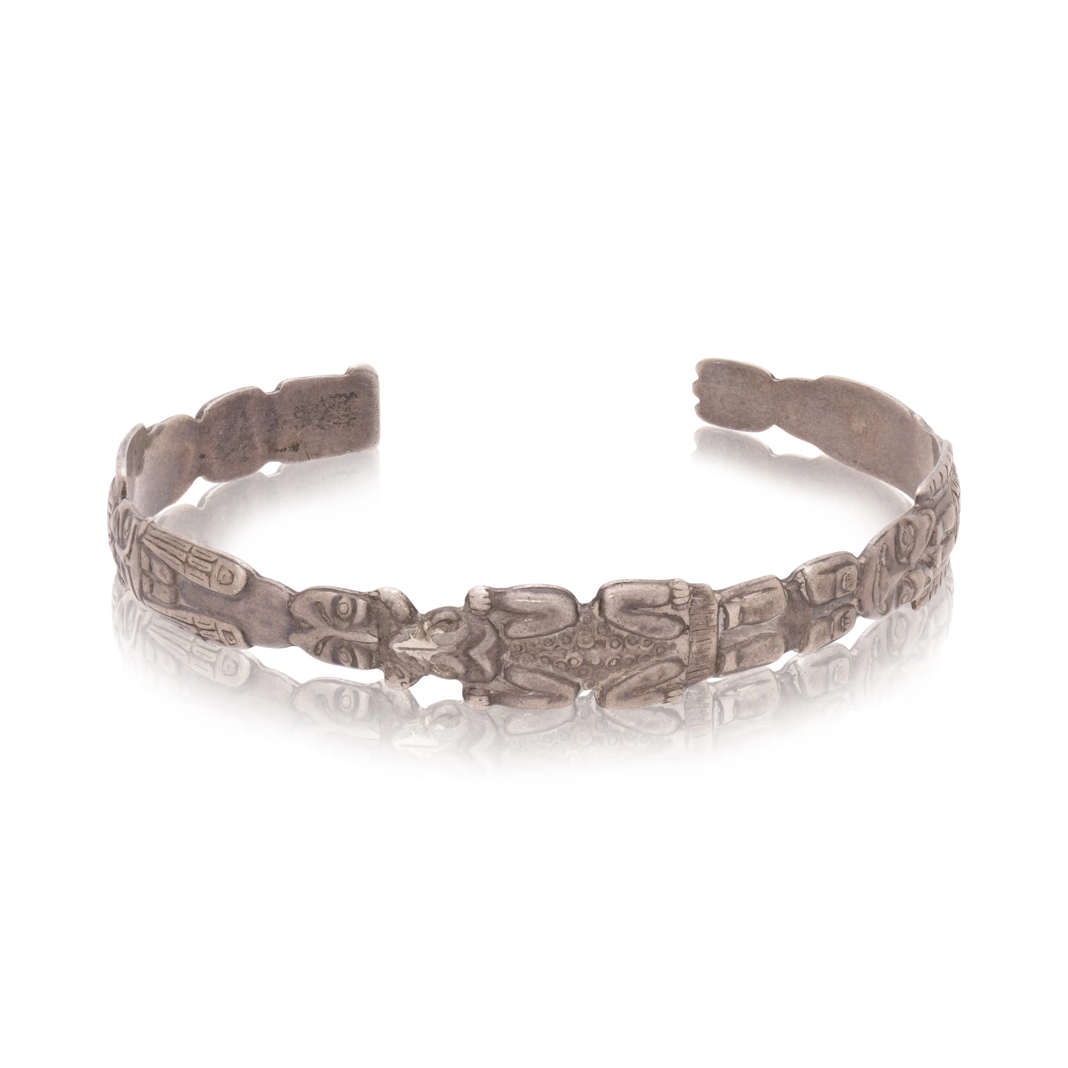 Sterling Silver Totem Bracelet