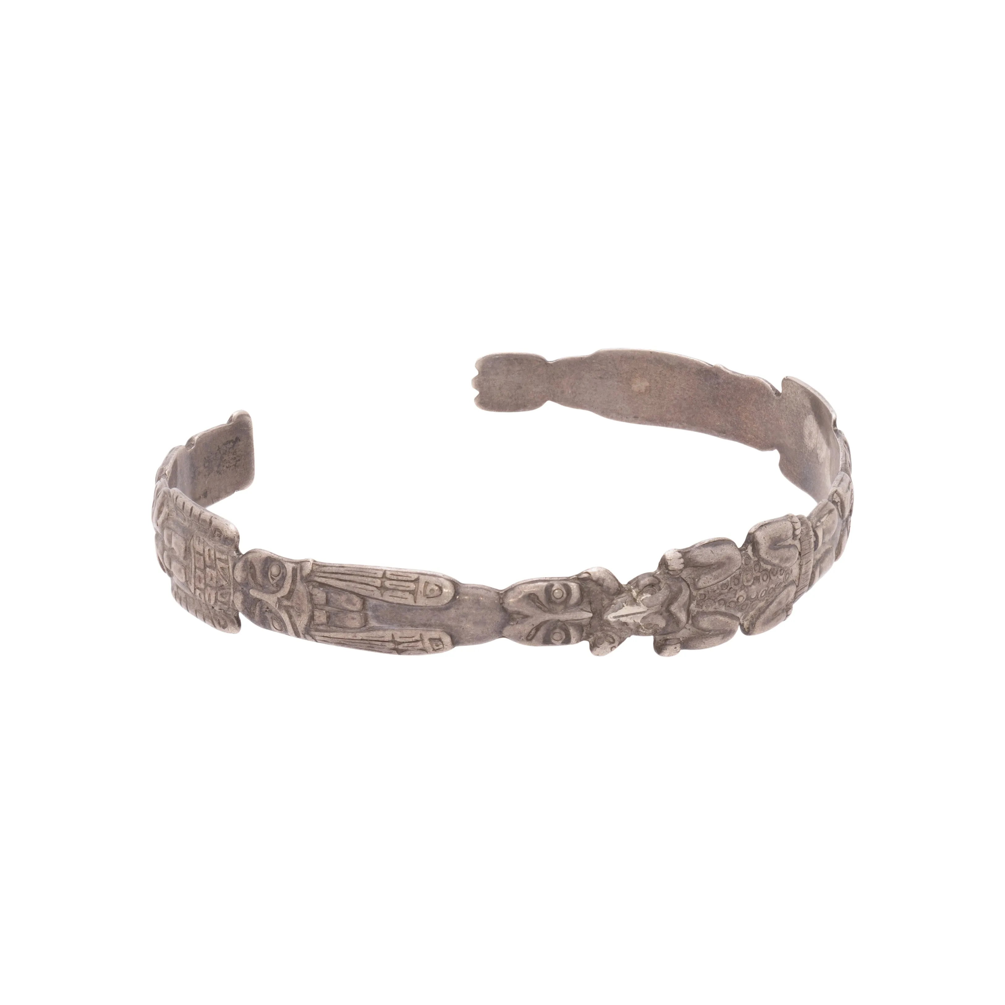 Sterling Silver Totem Bracelet