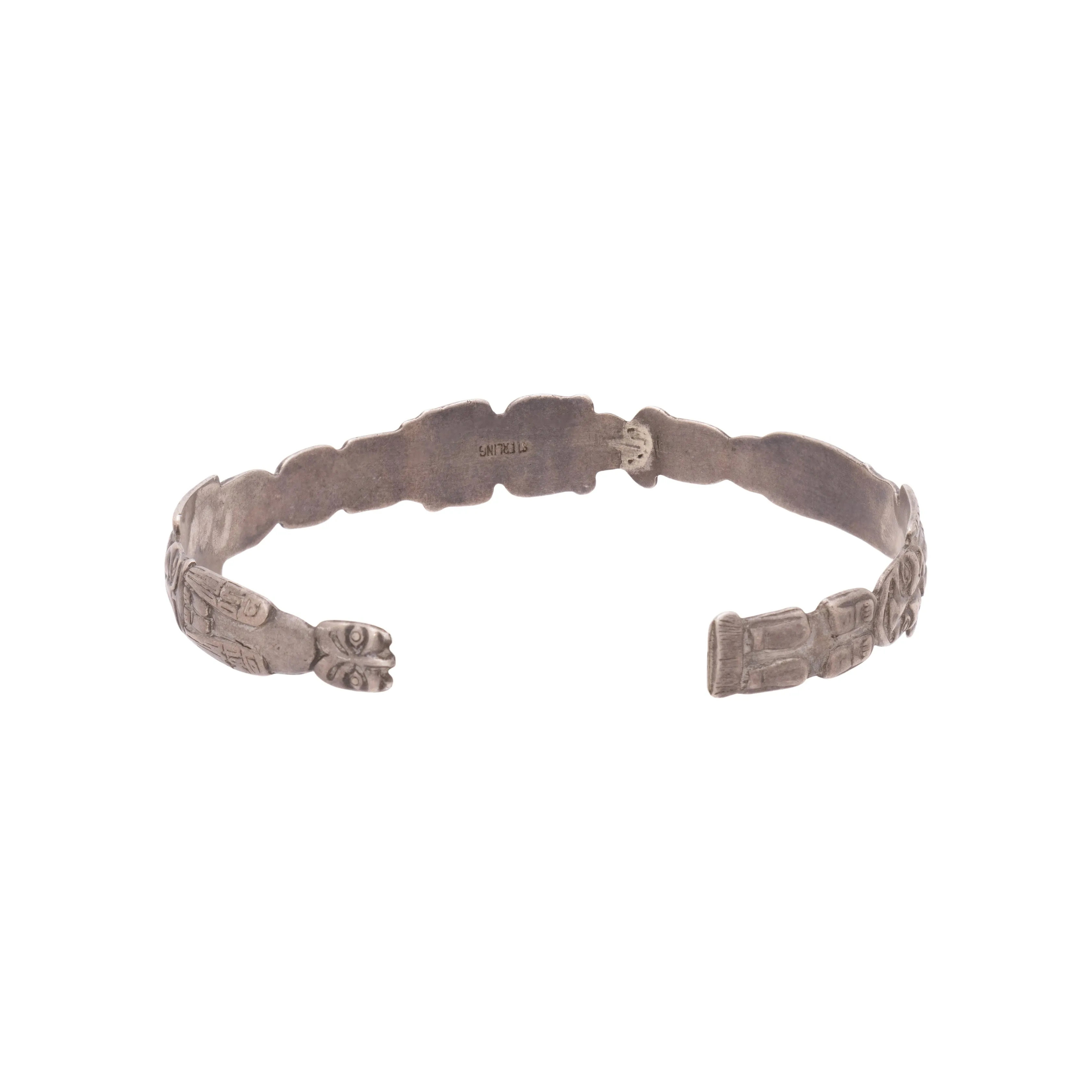 Sterling Silver Totem Bracelet